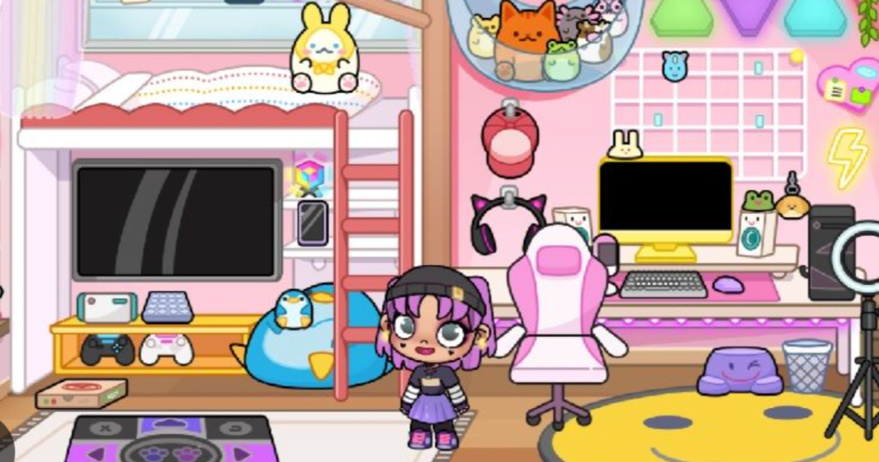 A gaming room