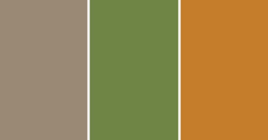 Green and brow